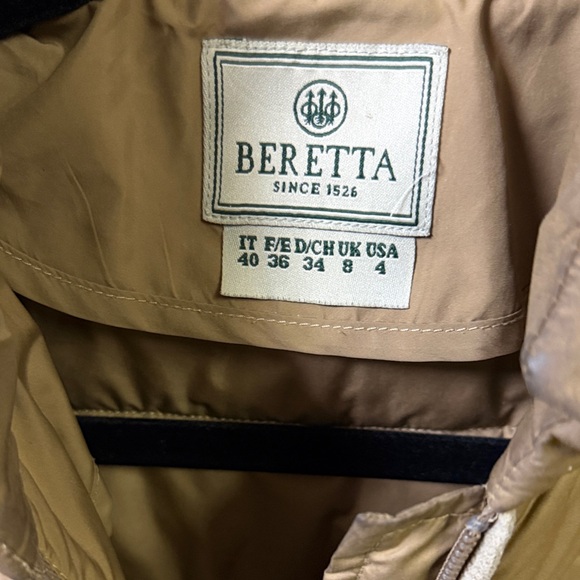 Beretta Women's Tan Quilted Vest - Picture 2 of 5